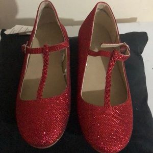 Red Glitter Shoes